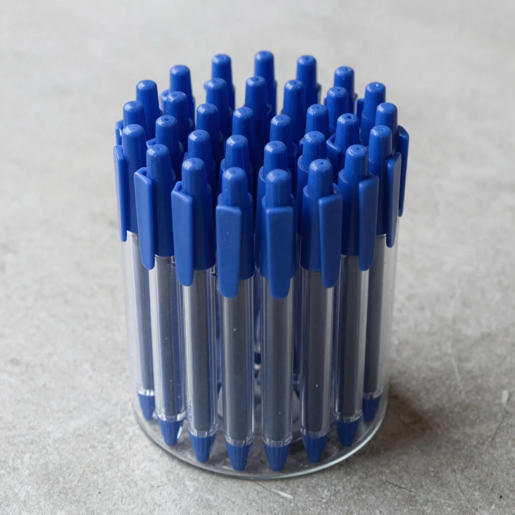 Medium Point Blue Ballpoint Pens (Carton of 500)